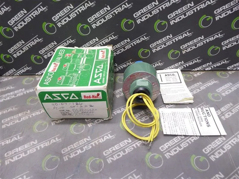 ASCO HB 8320A92 Red Hat Solenoid Valve New