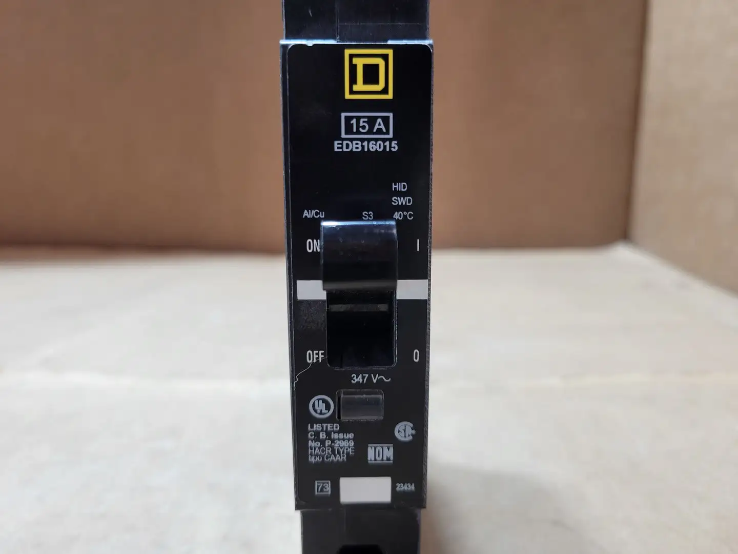 Used SQUARE D EDB16015 Switchgears British Columbia CA | Lenmark #1438495