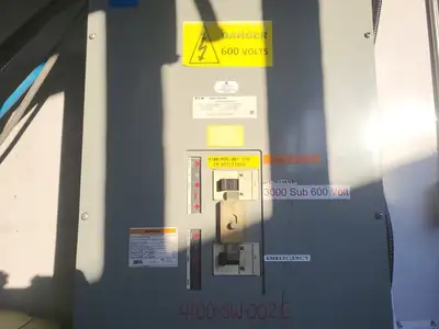 5 kV E-House Genset Control Room PDC w/ 9 x 1200 amp Breaker