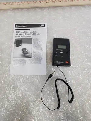 3M 713 AIR IONIZER TESTER FIELD METER