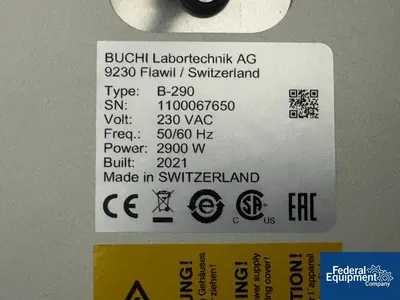 USED BUCHI Buchi B-290 Mini Spray Dryer