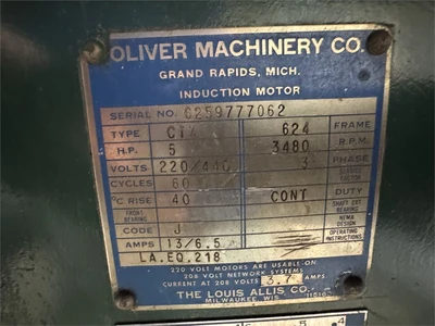 Used OLIVER 370 Woodworking Table Saws California US | MachineryMax #1288166