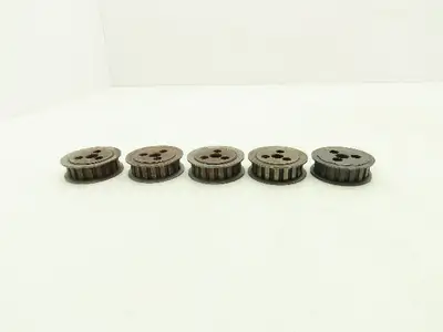 Timing Pulley 3/8" Pitch 18 Tooth 1/2" W 1/2" Bore Lot of 5