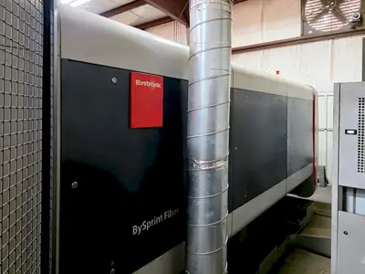 Used 2017 BYSTRONIC BYSPRINT FIBER 3015 Laser Cutters Illinois US | Machine Factory Outlet #1299826