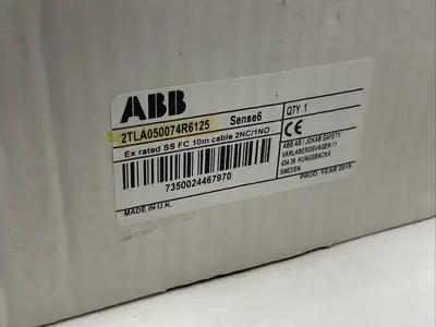 2TLA050074R6125 | ABB  Sense6 SS Non-Contact Safety Sensor 10m Cable - New Other
