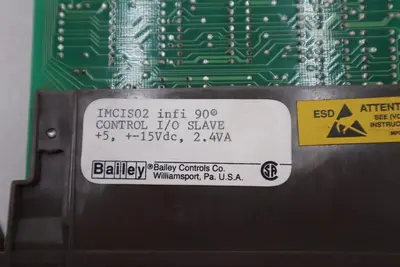 Bailey IMCIS02 Infi 90 Control Input Output Slave 2.4VA SADR 33 3A-6-6 #K-1640