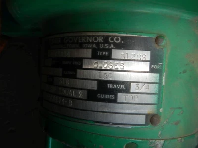 Fisher 1 1/2" 150 Rating, Brass Threaded Control Valve