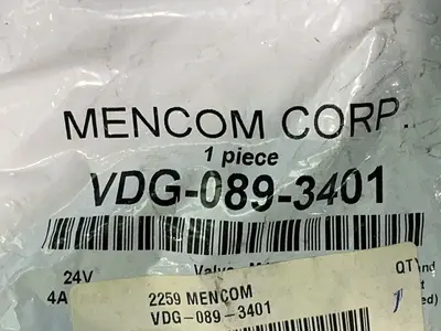 New | in-Stock MENCOM VDG0893401 Solenoid Valves Ohio US | HGR 24 #1326249