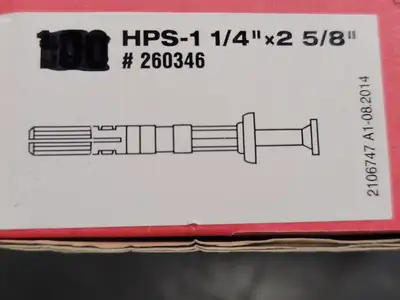 NEW HILTI HPS 1-1/4" X 2-5/8"