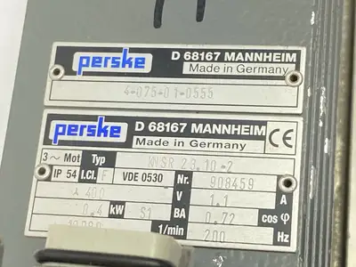 Used PERSKE 4-075-01-0555 Spindle Motors | Maverick Industrial Sales #1106167