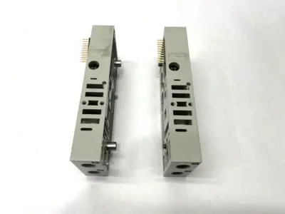 USED NUMATICS SOLENOID MANIFOLD BASE 1/8" NPT DOUBLE Z-BOARD 256-152 LOT OF 2
