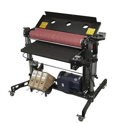 NEW SUPER MAX 37×2 DOUBLE DRUM SANDER