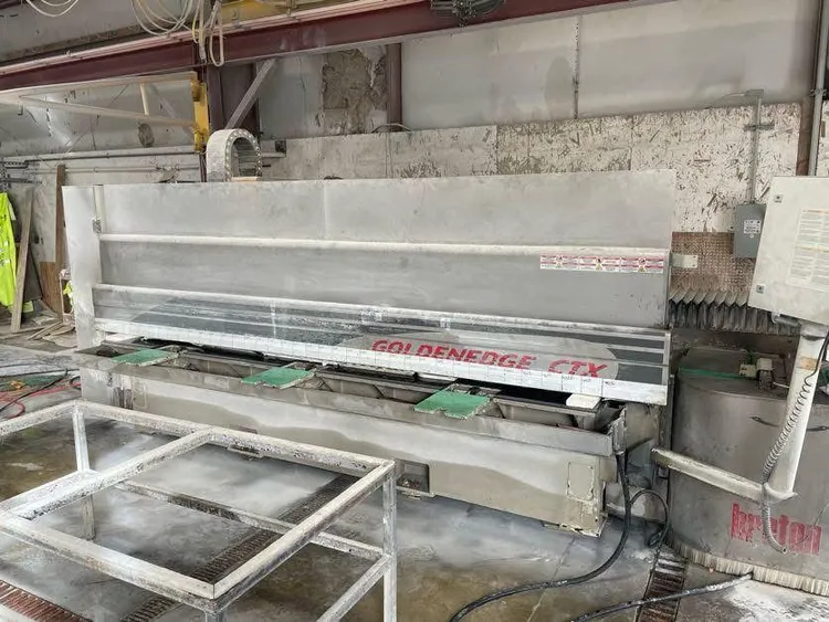 Used 2013 BRETON CTX 1800 Golden Edge Polishing Machinery including Buffers Michigan US | STONE EQUIPMENT WAREHOUSE #885636