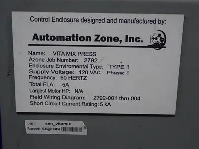 Automation Zone Vitamix Press