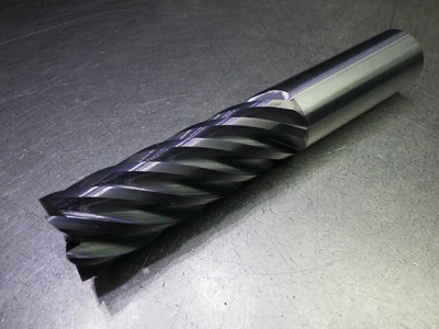 Kyocera/SGS 1" 7 Flute Carbide SQ Endmill 1" Shank TA Coated 77308 (LOC2756A)
