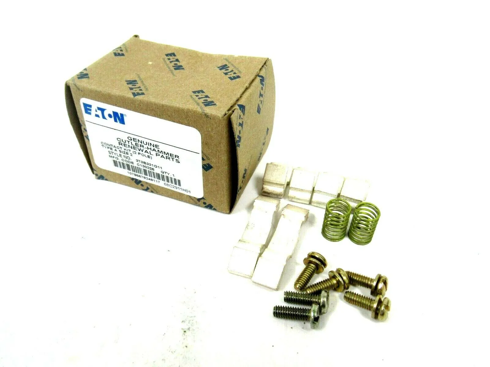 NEW EATON 373B331G11 CONTACT KIT 2P SIZE 2