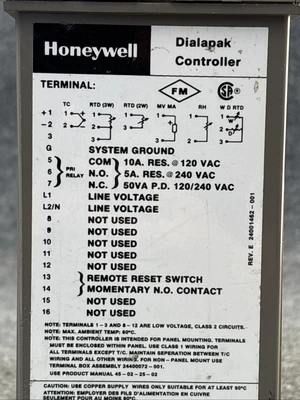 Used Honeywell AV501AB122 Temperature Controls California US | Davliegogo LLC #1705759