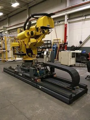 Used 2012 FANUC M900IA/600 6 AXIS CNC ROBOT WITH R30IA & 15' 7TH AXIS TRACK Robots | Harbor Machinery Inc. #1283294