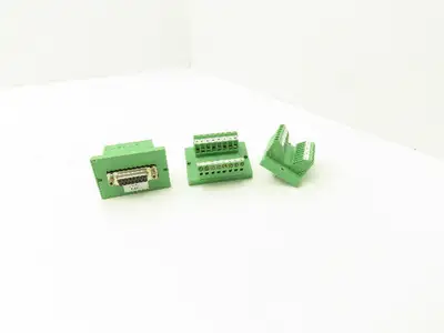 Phoenix Contact DFLK-D15 SUB/B Terminal to D-SUB Connector 15-Pin Lot of 3