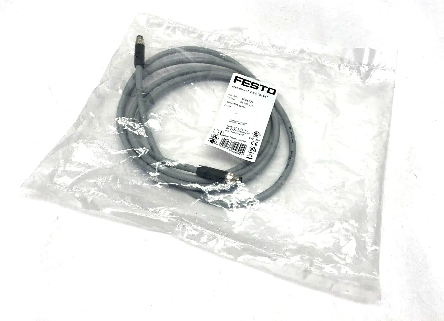 NEW FESTO NEBC-D8G4-ES-2-N-S-D8G4-ET, 8065127