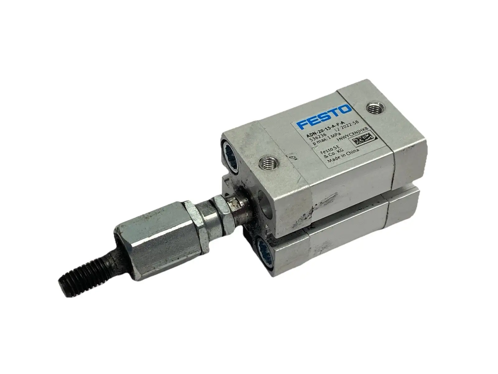 ADN-20-15-A-P-A | Festo  Compact Pneumatic Cylinder 20mm Bore 15mm Stroke 536236 - Used