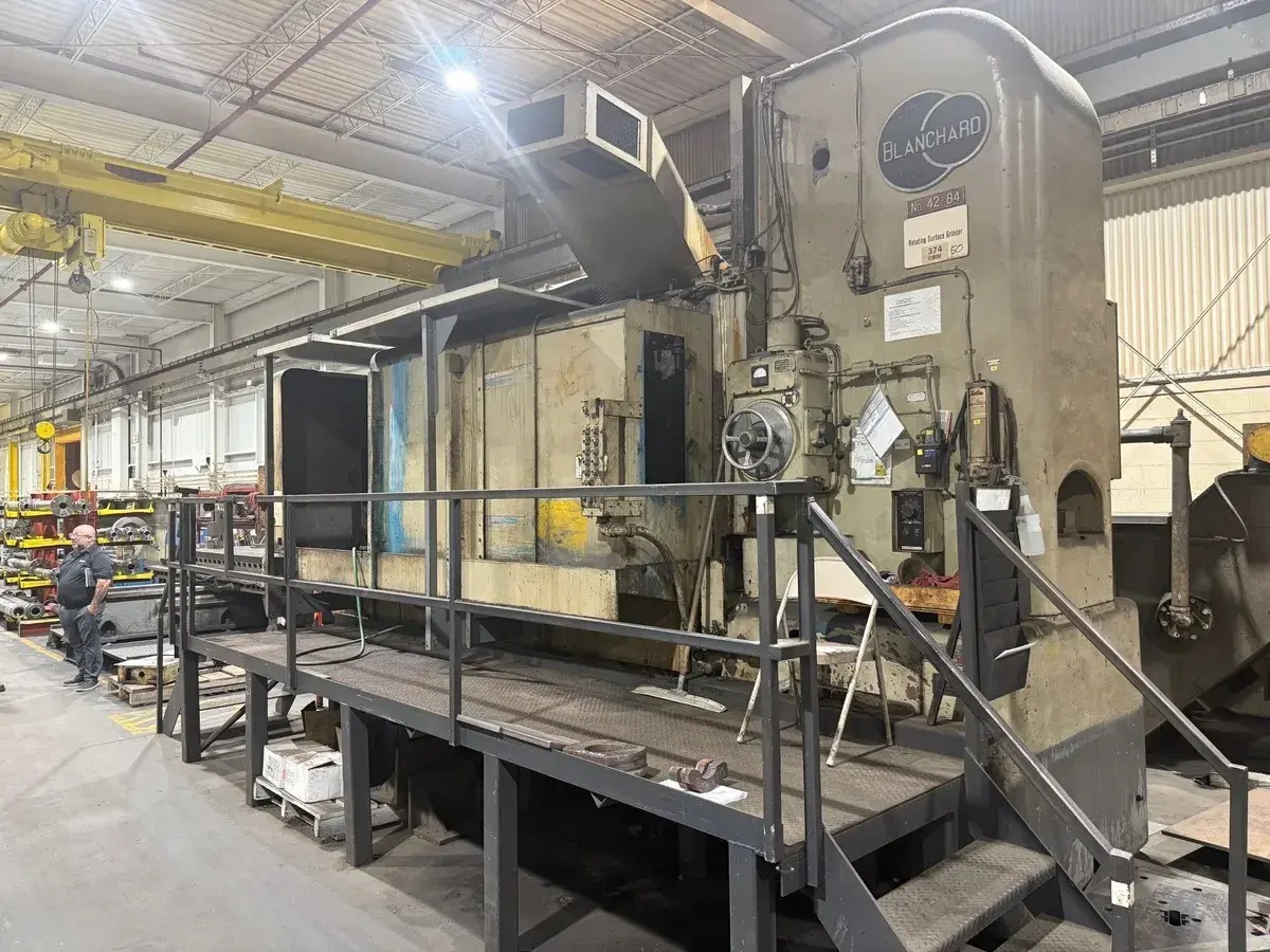 84" BLANCHARD EXTRA-HIGH VERTICAL-SPINDLE ROTARY SURFACE GRINDER