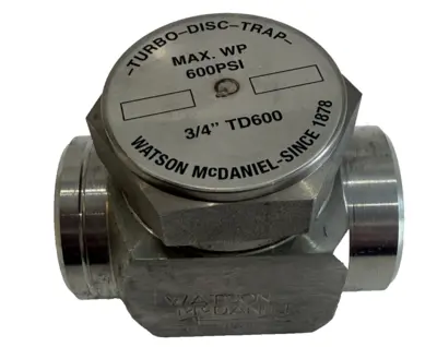 NEW WATSON MCDANIEL TD600 STEAM TRAP 3/4"