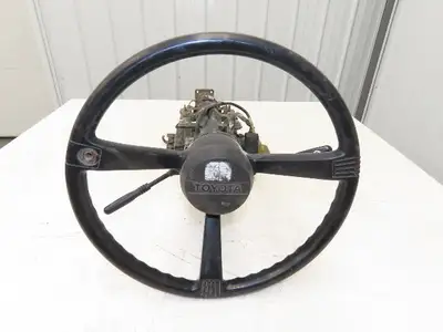 Toyota 5FBC25 Forklift Steering Wheel Column Adjustable With Mount Bracket