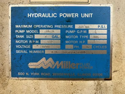 USED 1996 GREENERD PRESSES GREENERD HPB-7 PRESS