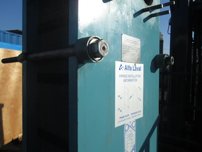 380 sq.ft., Tranter, M15-FFM, Superchanger heat exchanger, Stainless Steel, 100 psi