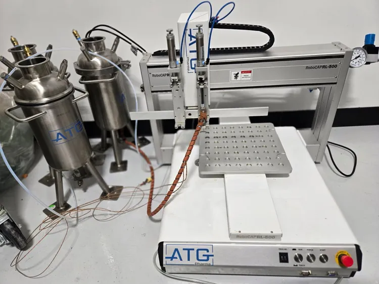 Used ATG PHARMA RoboCAP RL-500 Cannabis Vape-Cartridge Filling and Capping Illinois US | M&M Equipment Corp. #1145491