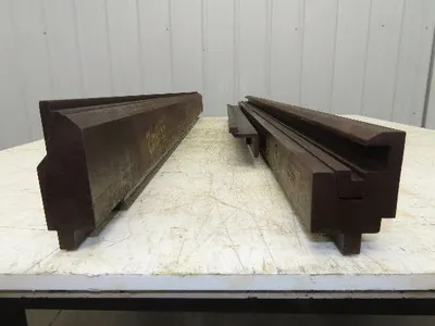 Press Brake U Punch Die Set 53" Long 11/32" Wide 9/32" Deep Backstop