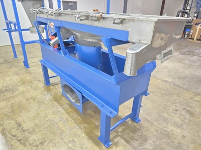 24" Wide X 108" L Witte Fluid Bed Dryer / Classifier With Cyclone