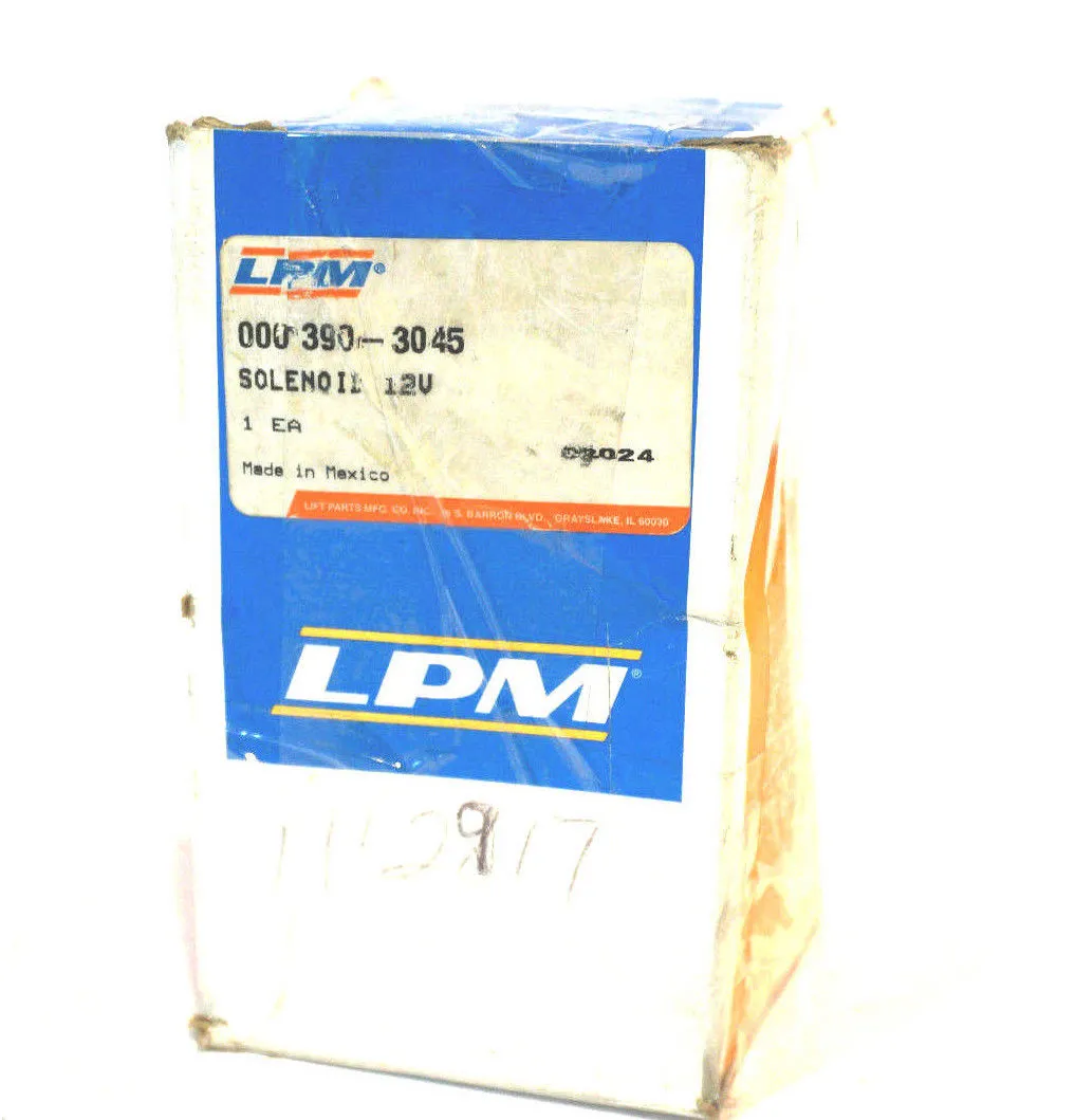 NEW LIFT PARTS MFG. CO. 000 390-3045 SOLENOID 0003903045