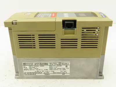 Square D Telemecanique ATV18U09M2 ALTIVAR 18 Variable AC Drive VFD .5Hp 240V 1PH