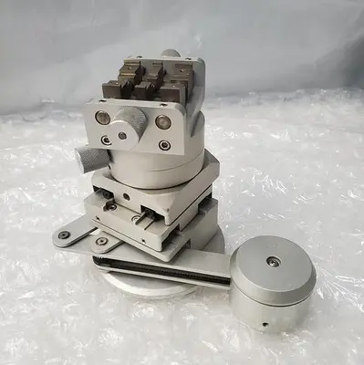 OLYMPUS MICROSCOPE FIXTURE WITH DUAL MICROMETERS