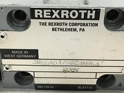 USED REXROTH 3WE6A51AG24N9K4R08V