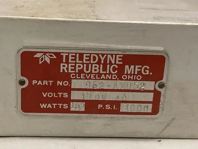 Used TELEDYNE 961-A3/4D2 Solenoid Valves Ohio US | Surplus Asset Holdings #1242467