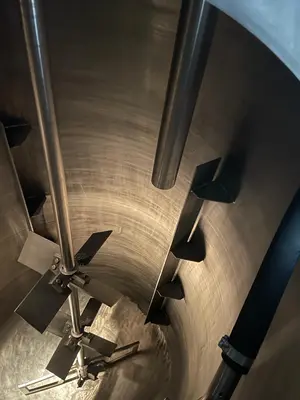 4,000L S/S JKTD Vertical Reactor 4 kw