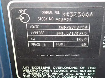 USED MILLER SYNCROWAVE 350