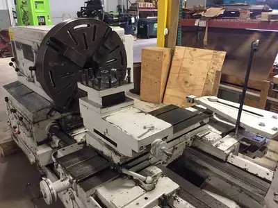 37"/50" X 210" MEUSER GEARED HEAD ENGINE LATHE