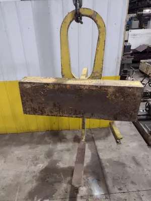 10 TON X 40" WIDE MAZZELLA C-HOOK CRANE COIL LIFTER: STOCK #23568