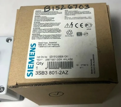 NEW Siemens ["3SB3 801-2AZ", "3SB3801-2AZ"]