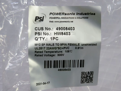 New | in-Stock POWERSONIC _UNKNOWN_ Electrical Fittings Texas US | OCO Industrial #1602590