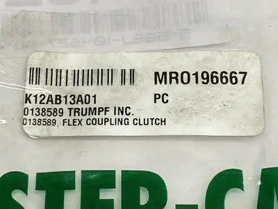 0138589 | Trumpf  Clutch Flex Coupling - New Other