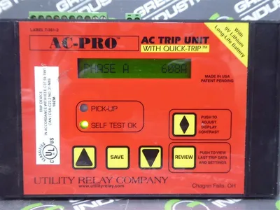 Utility Relay Company T-361-2 AC-PRO Micro-Controller Based AC Trip Unit Used