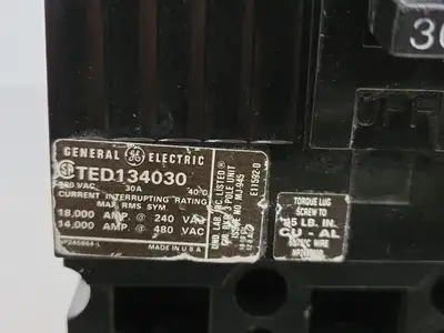 USED GENERAL ELECTRIC TED134030