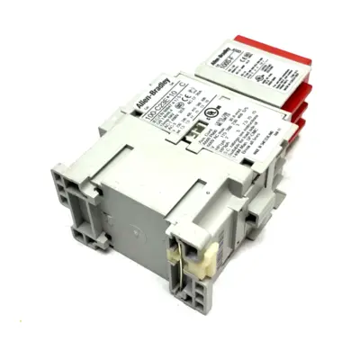 USED ALLEN BRADLEY SER. C GUARDMASTER SAFETY CONTACTOR 3NO, 3NO 2NC