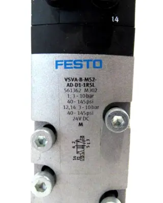 NEW FESTO VSVA-B-M52-AD-D1-1R5L SOLENOID VALVE VSVABM52ADD11R5L