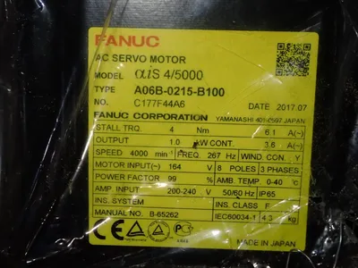 NEW 2017 FANUC A06B0215B100